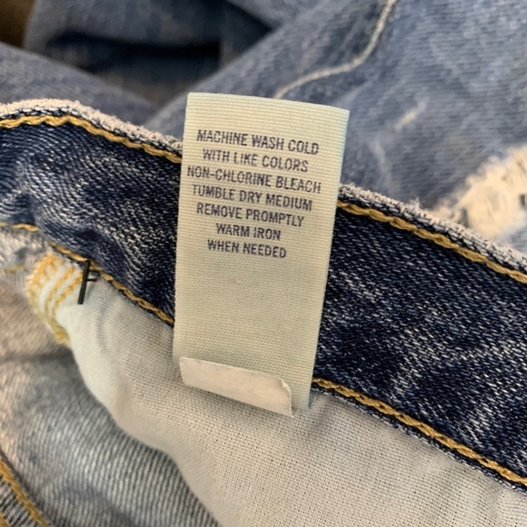 COPY - AMERICAN EAGLE FAVORITE FIT Distressed Jeans sz 10 - Picture 7 of 10